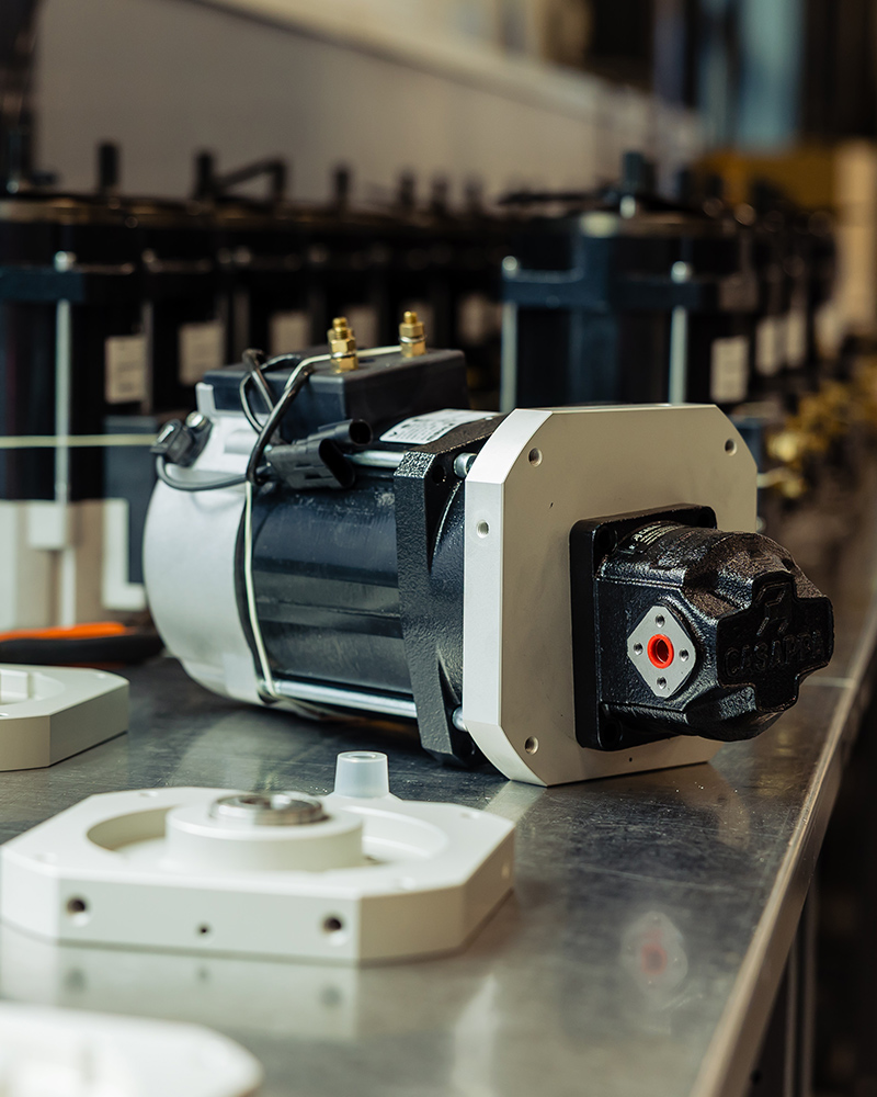 Elektro-hydraulisch sturen voor bussen